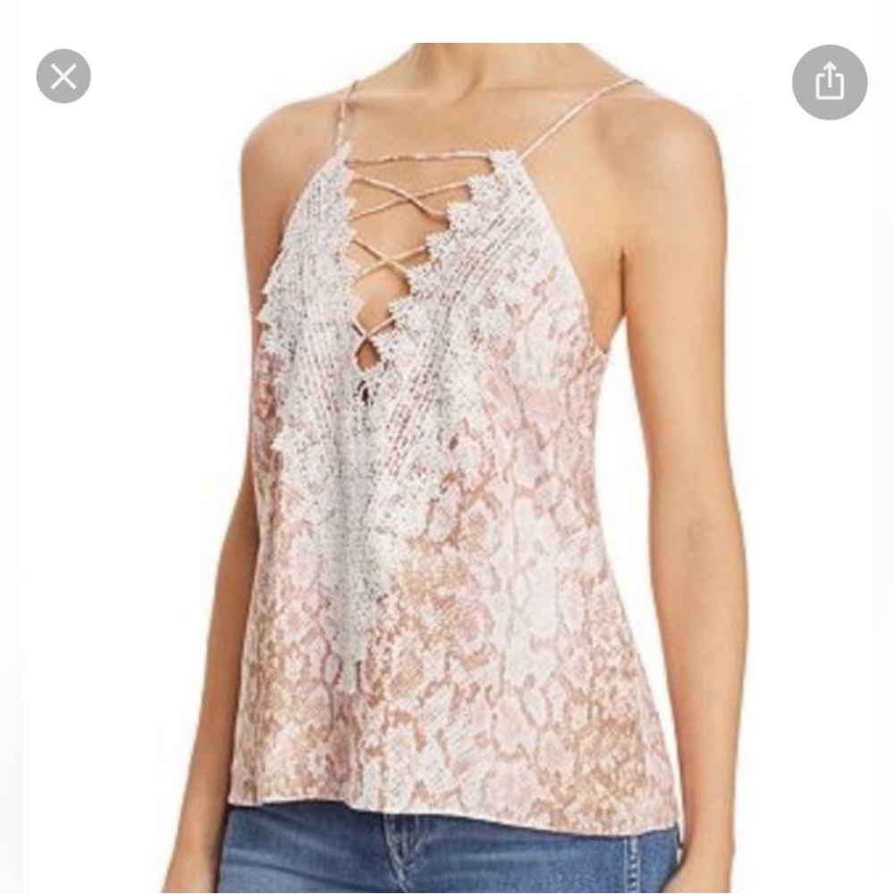 Wayf Pink Snakeskin Print